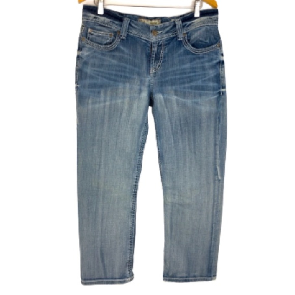 BKE Women's Straight Leg Jeans - Light Blue